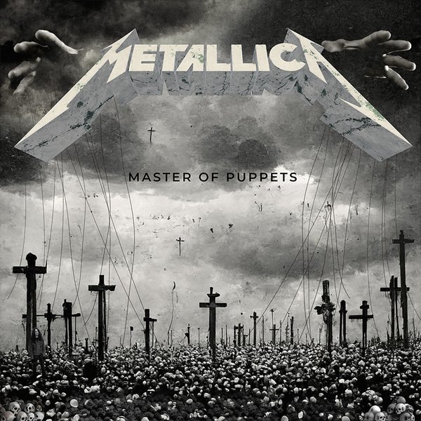 Master Of Puppets - Metallica - 1986 - Alternative album cover (made in 2023 using early AI)