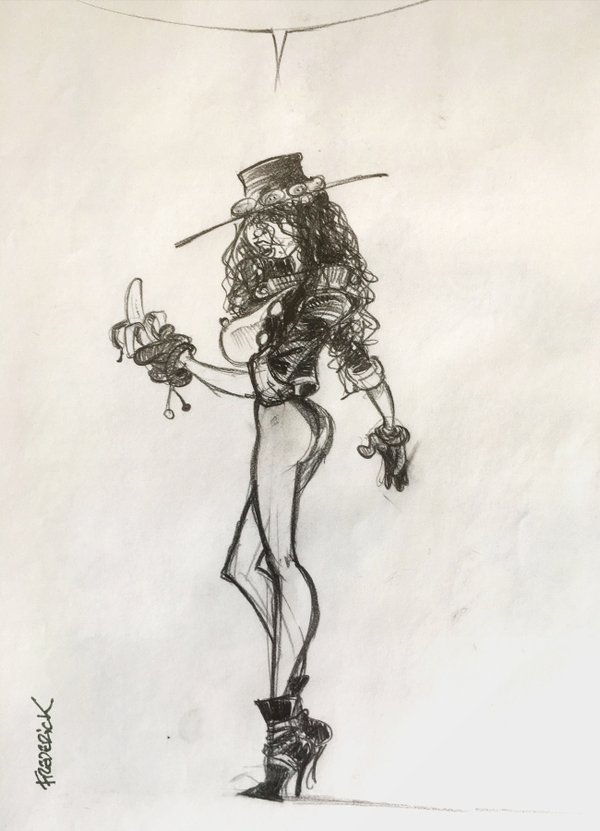 Amina 1 (pencil sketch)