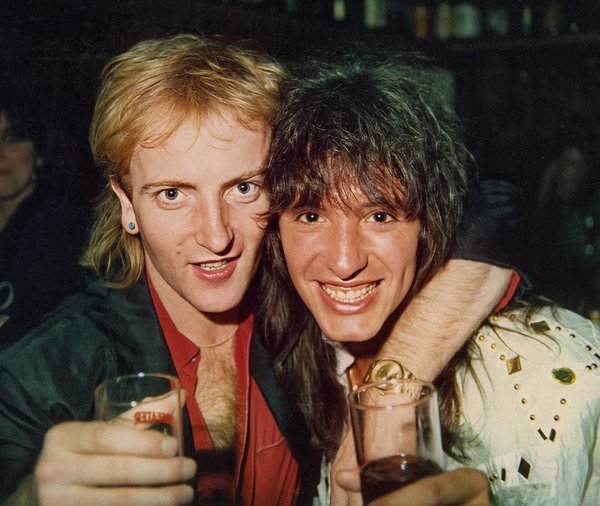 Phil Collen (Def Leppard) & Richie Sambora (Bon Jovi) 1986