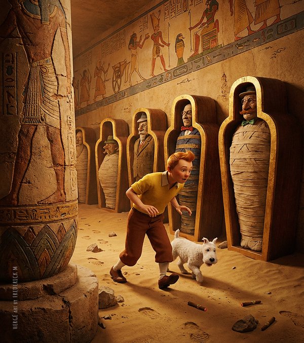 Tintin - The Cigars of the Pharaoh (2)