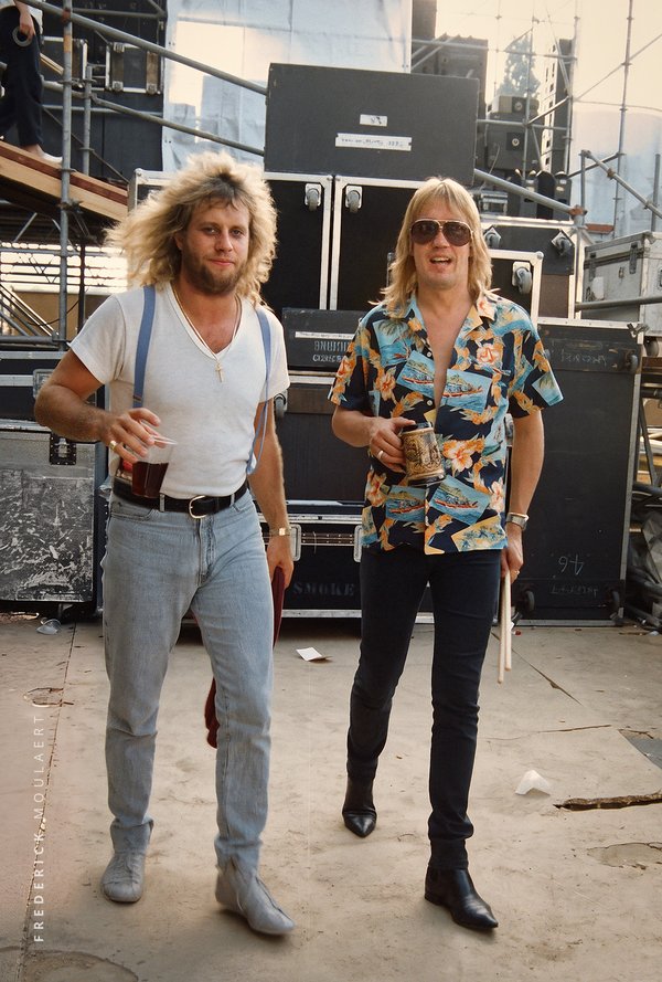 Bobby Blotzer (drummer of Ratt) & Nico Mc Brain
