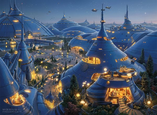 This City - hommage to Mœbius