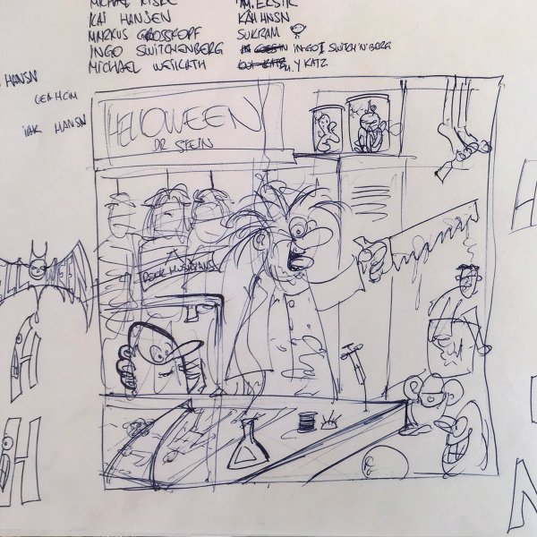 Dr Stein initial sketch to share with Helloween's management