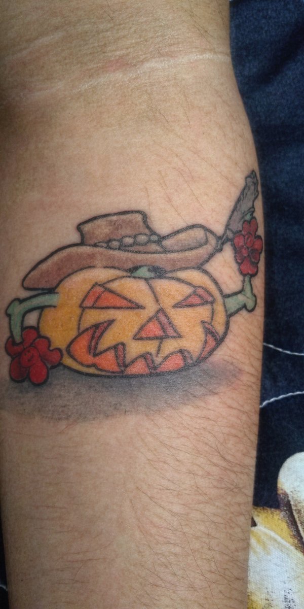 Elvi Segmar - Pumpkin Tattoo from "Cow Boy" (Best-Rest-Rare) drawing