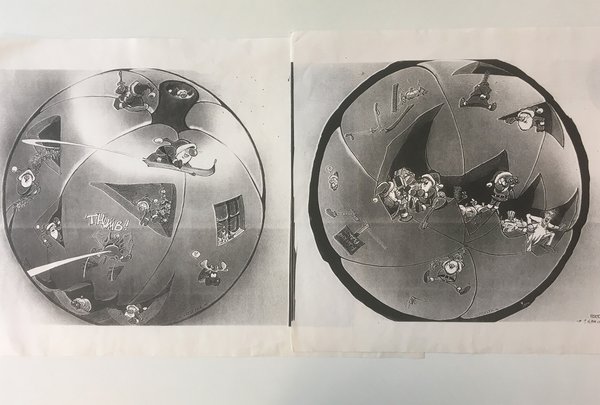 Earlier Vinlyl design for X-mas 1988