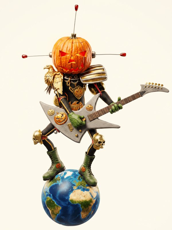 Helloween's 1988 FUTURE WORLD reworked artwork - v2