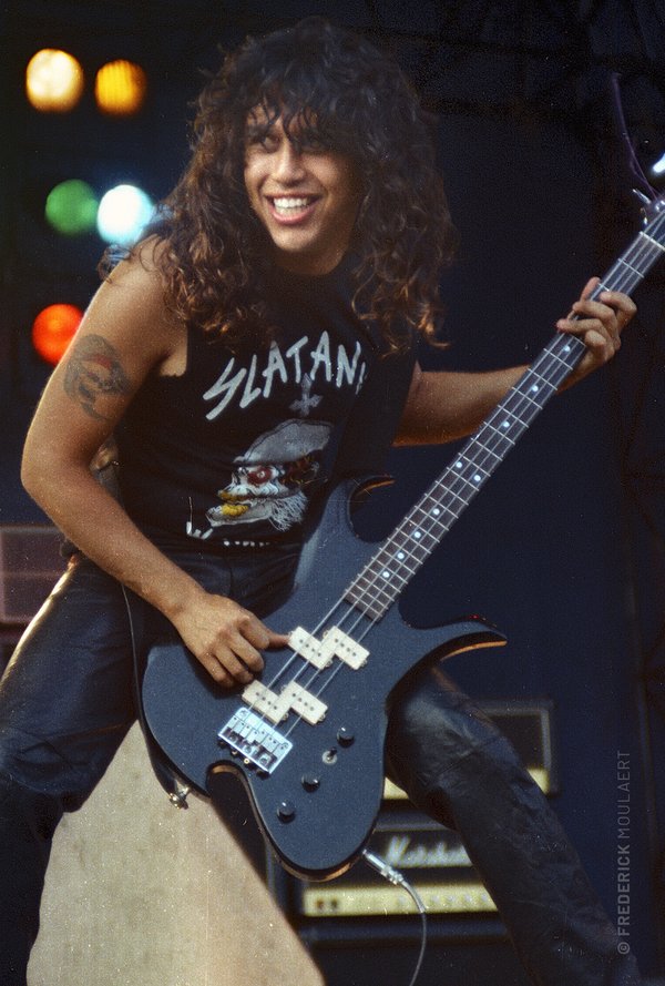 Tom Araya 1985 at the Heavy Sound Festival