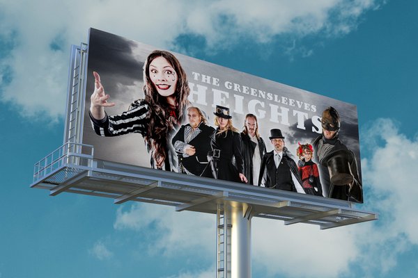 Fake Movie Poster made with people shot randomly