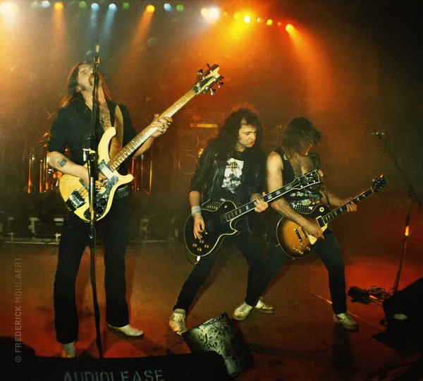 Motörhead on stage 1987 Orgasmatron Tour