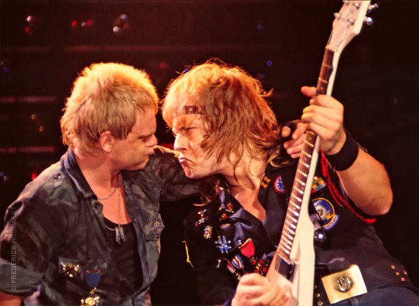 Udo Dirkschneider & Wolf Hoffmann - ACCEPT - Russian Roulette Tour 1986