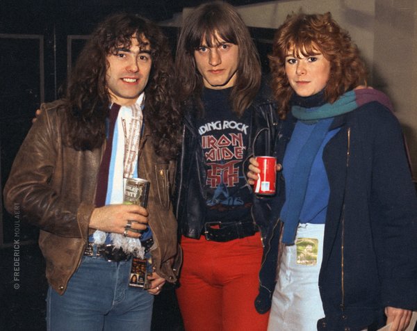 Steve, me & my girlfriend - Backstage aftershow - World Piece Tour 1983