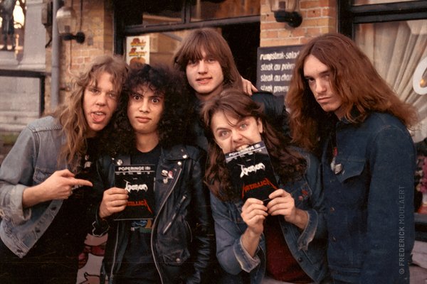 Metallica with me in February 1984