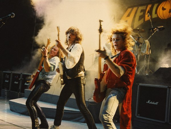 Kai, Michael & Markus - Helloween Seven Keys Tour - Hammersmith Odeon - May 1987