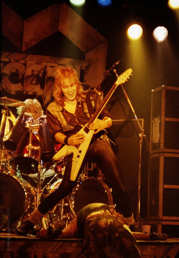 ACCEPT in Belgium - Metal Heart Tour 1985