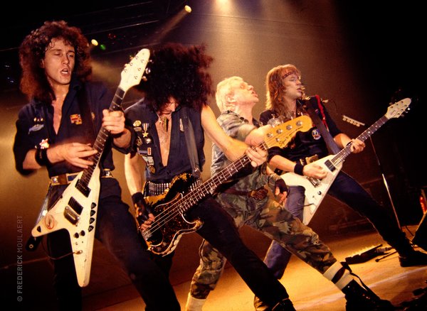 Jörg Fischer, Peter Baltes, Udo Dirkschneider & Wolf Hoffmann - ACCEPT - Russian Roulette Tour 1986