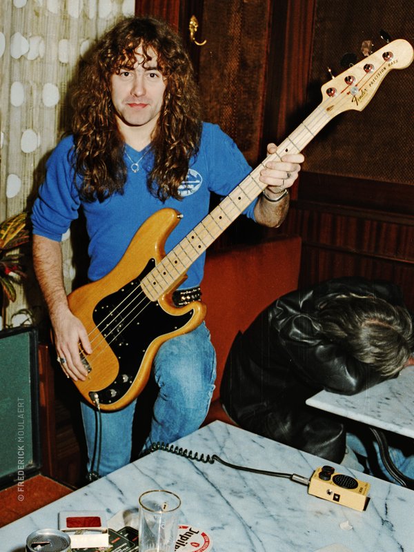 I brought a little Boss MA-1 Mascot Amplifier so I can hear what Steve was playing