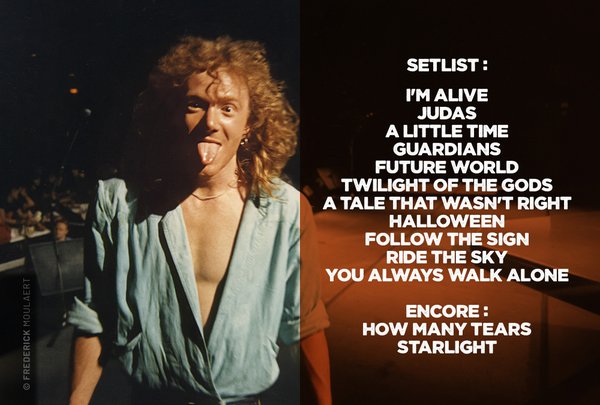 Kai Hansen & The Setlist of the Helloween Hammersmith Odeon concert in 1987