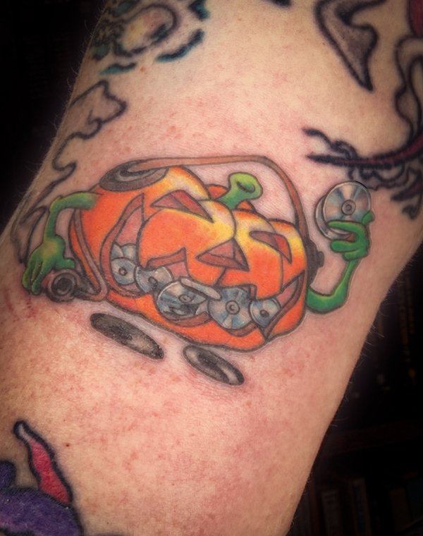 Artemis Entreri - Pumpkin Tattoo from "CD Eater" drawing