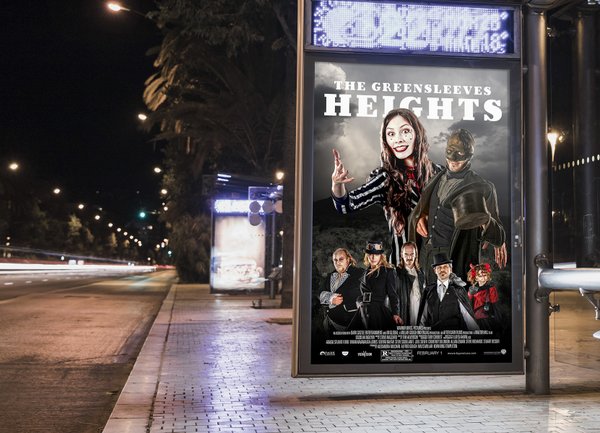 Fake Movie Poster made with people shot randomly