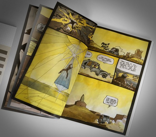 Hommage to Mœbius (school work)