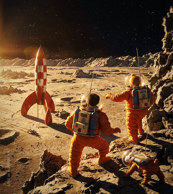 Tintin - Explorers on the Moon (1)