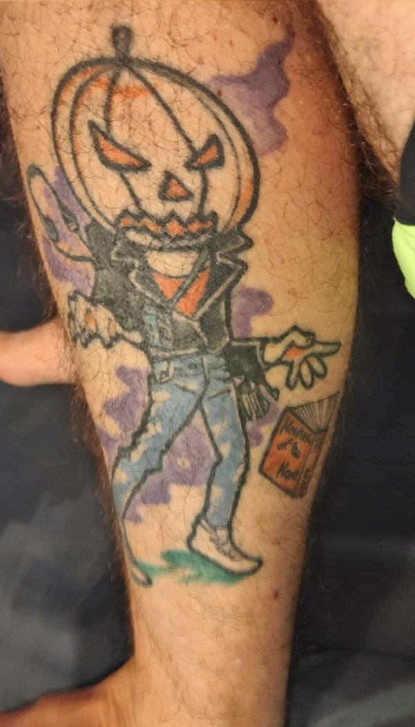 Ilario Gobbi - Pumpkin Tattoo from "Metamorphosis" drawing