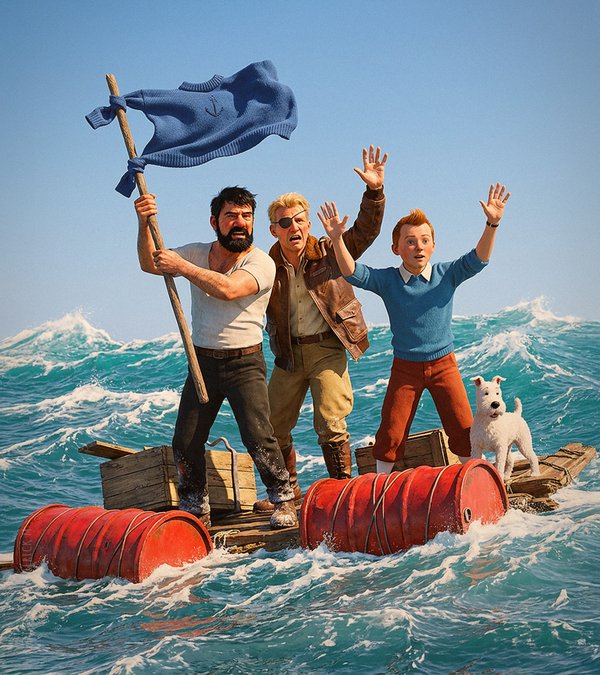 Tintin - The Red Sea Sharks - (Coke en Stock) 2