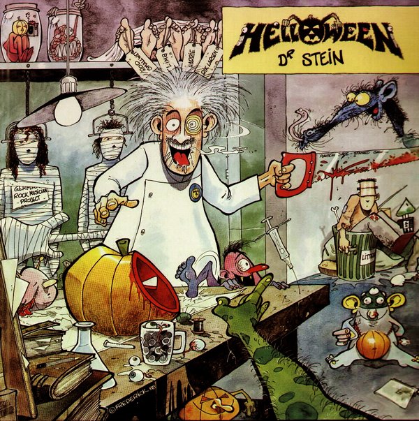 Helloween Dr Stein - Single Artwork (1988)