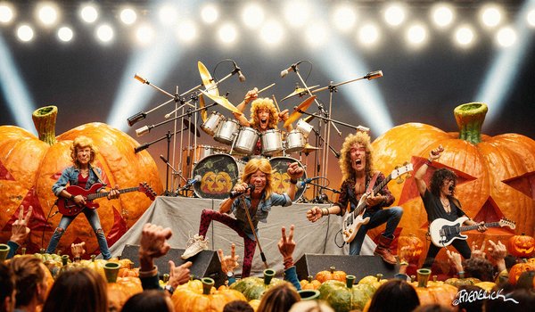 Helloween's 1989 Live In The UK reworked artwork - v1