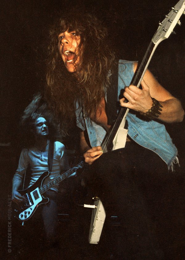 James Hetfield opening for Venom (7 Dates Of Hell 1984)