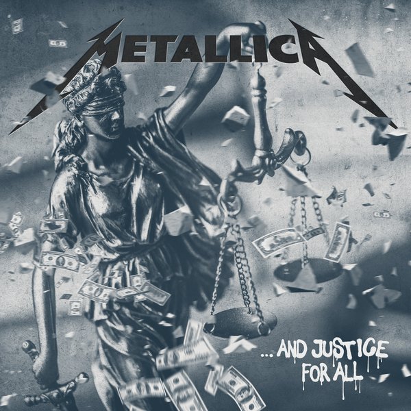 And Justice For All... (1) - Metallica - 1988 - Alternative album cover (made in 2021 before AI)