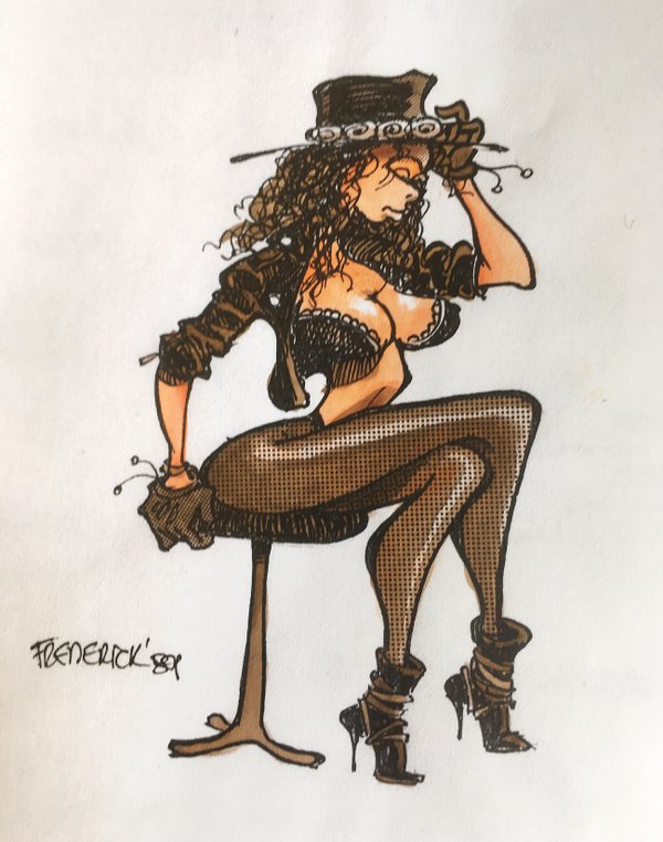 Amina 2 (ink+aquarels)