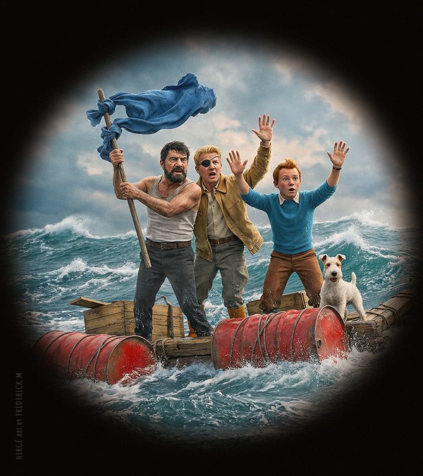 Tintin - The Red Sea Sharks - (Coke en Stock) 1