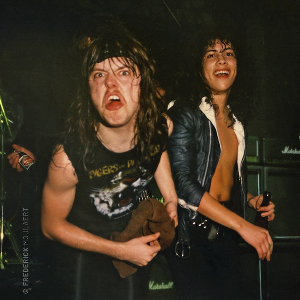 Lars Ulrich and Kirk opening for Venom (7 Dates Of Hell 1984)