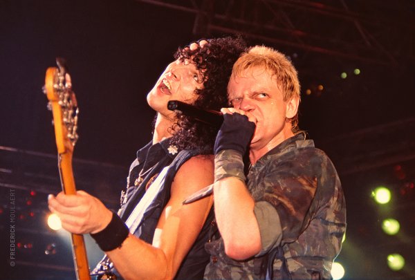 Peter Baltes & Udo Dirkschneider - ACCEPT - Russian Roulette Tour 1986