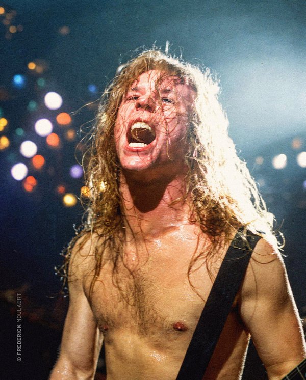 James Hetfield - Metallica - Damage Inc. Tour 1987
