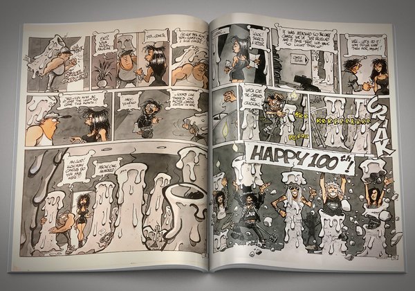 Comics Publications in Viva Rock Magazine - Japan - For the 100th issue of the Magazine