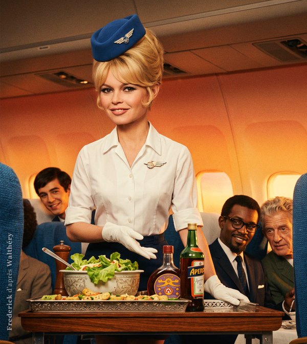 Brigitte Bardot is Natacha, the Air Hostess