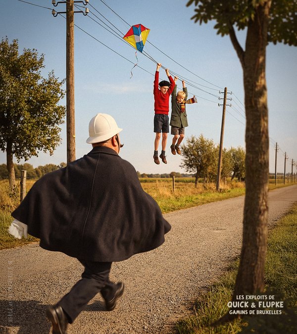 HERGE's Quick and Flupke, urchins of Brussels (1930/1940)