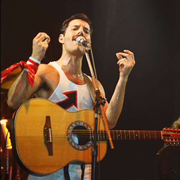 Freddie Mercury in Brussels - April 1982