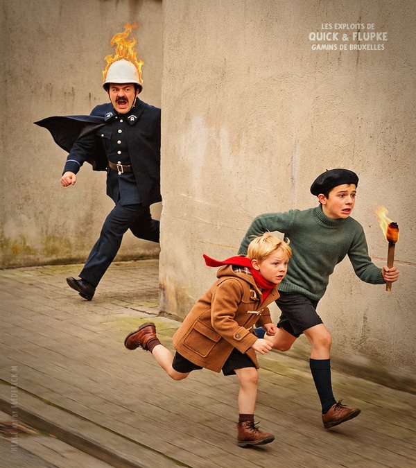 HERGE's Quick and Flupke, urchins of Brussels (1930/1940)