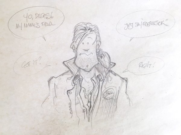 Self-Portrait by Frederick Moulaert