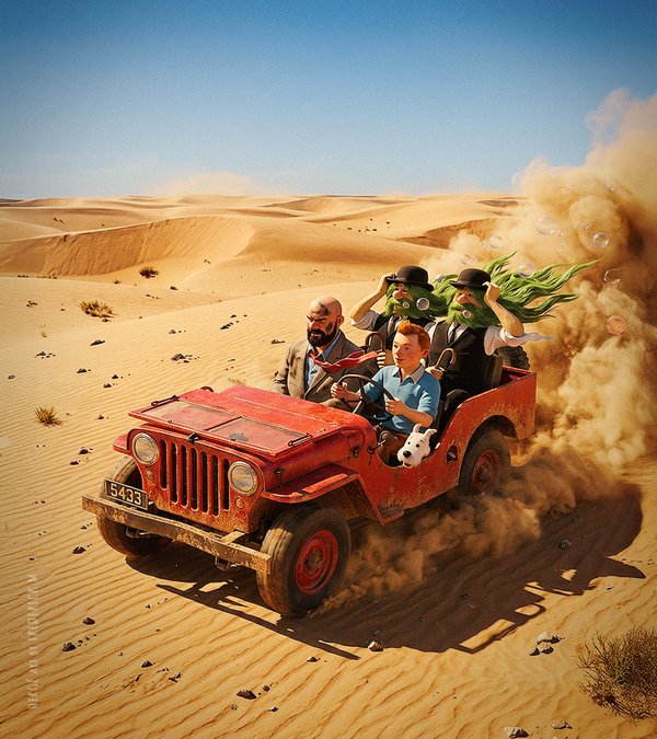 Tintin - Land of Black Gold (1)