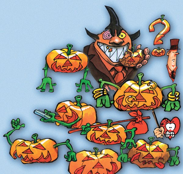 Pumpkins made for the Chameleon Album