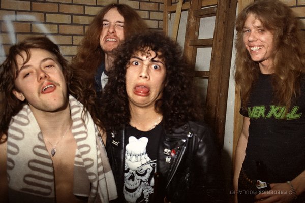 Metallica Aftershow when opening for Venom in February 1984