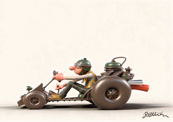 HOME-MADE KART - revisited 3D