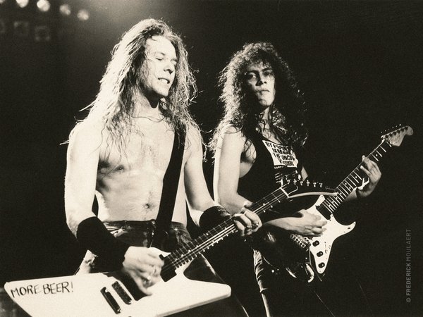James Hetfield + Kirk Hammet - Metallica - Damage Inc. Tour 1987