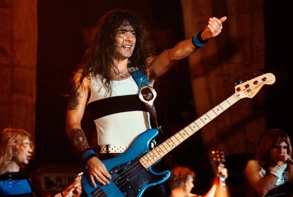 "HALLOWED BE THY NAME" - Steve Harris - World Slavery Tour 84