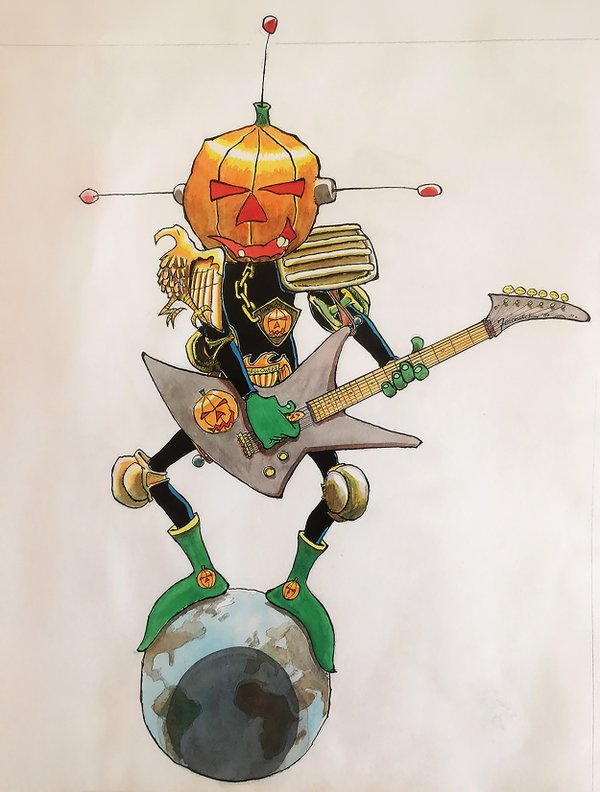 Helloween Future World - Raw Artwork (1987)