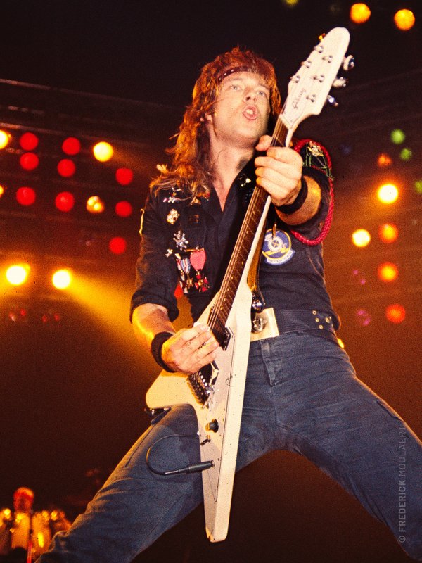 Wolf Hoffmann - ACCEPT - Russian Roulette Tour 1986